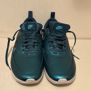 Metallic Blue Nike Air Max Thea Sneakers